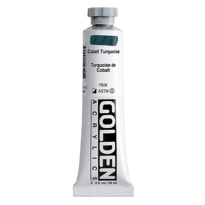 GOLDEN Heavy Body Acrylfarbe 148 ml – 1144 Kobalt Türkis