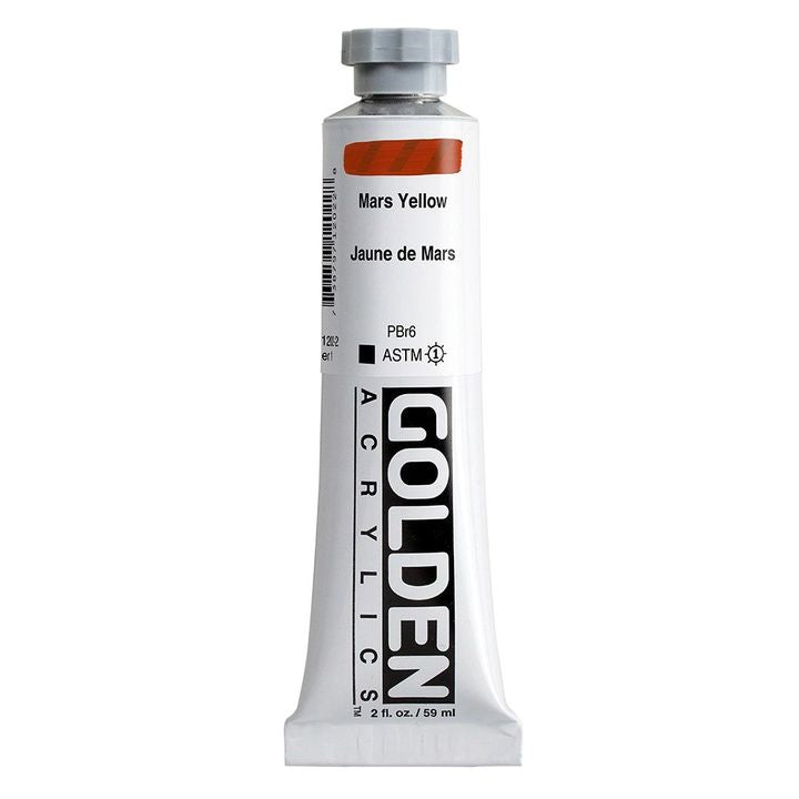 GOLDEN Heavy Body Acrylfarbe 148 ml – 1202 mars Gelb