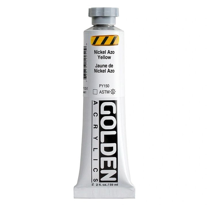 GOLDEN Heavy Body Acrylfarbe 148 ml – 1225 Nickel-Azo-Gelb