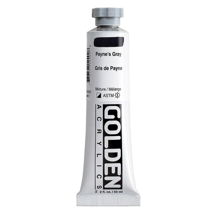 GOLDEN Heavy Body Acrylfarbe 148 ml – 1240 payne Grau