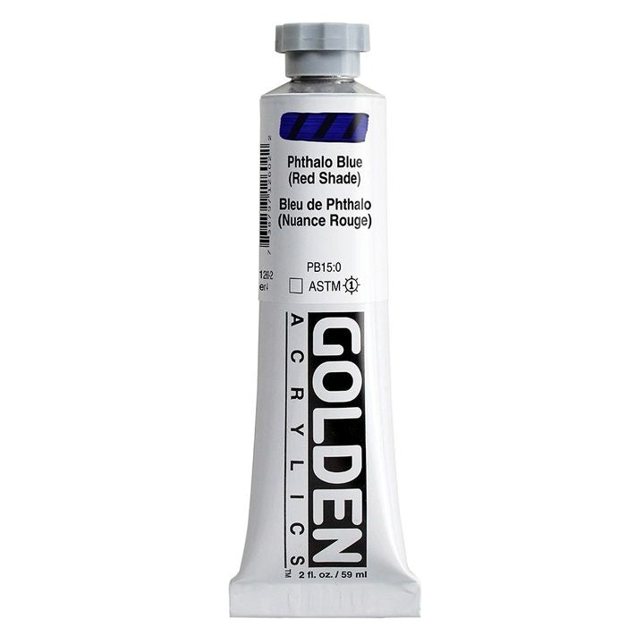 GOLDEN Heavy Body Acrylfarbe 148 ml – 1260 violettblau (roter Farbton)