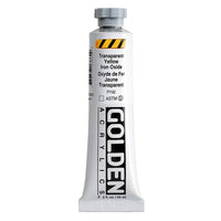 GOLDEN Heavy Body Acrylfarbe 148 ml – 1386 Transparentes Eisenoxid Gelb