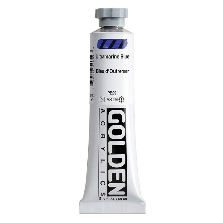 GOLDEN Heavy Body Acrylfarbe 148 ml – 1400 Ultramarin Blau