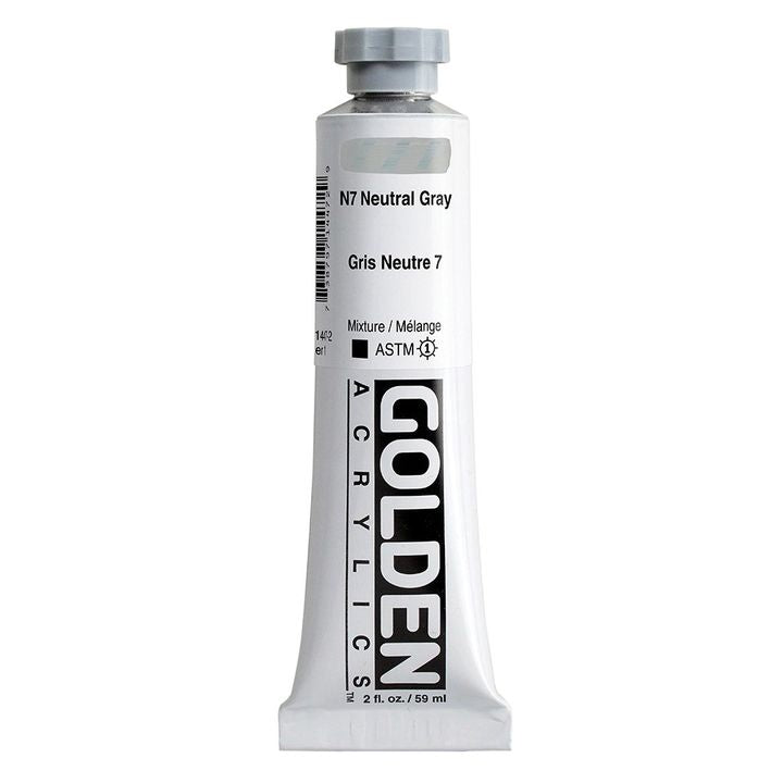 GOLDEN Heavy Body Acrylfarbe 148 ml – 1447 Neutralgrau N7