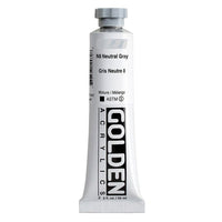 GOLDEN Heavy Body Acrylfarbe 148 ml – 1448 Neutralgrau N8