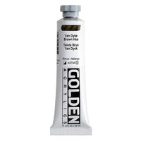 GOLDEN Heavy Body Acrylfarbe 148 ml – 1462 Van Dyke Braun Farbton