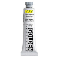 GOLDEN Heavy Body Acrylfarbe 148 ml – 1554 Kadmium Mittelgelb Farbton