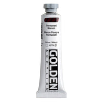 GOLDEN Heavy Body Acrylfarbe 59 ml – 1252 permanent maroon