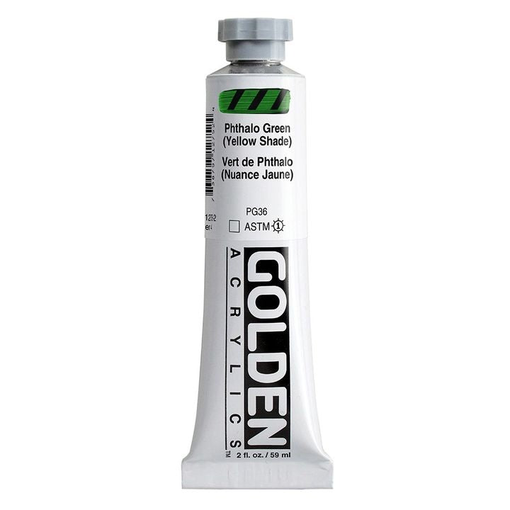 GOLDEN Heavy Body Acrylfarbe 59 ml – 1275 violettgrün (gelber Farbton)