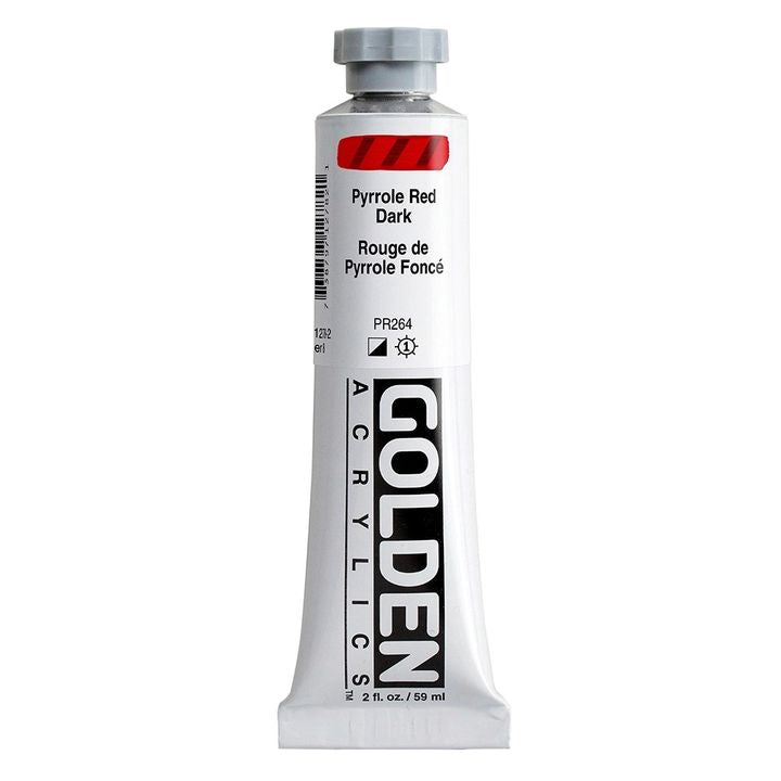 GOLDEN Heavy Body Acrylfarbe 59 ml – 1278 pyrrole dunkelrot