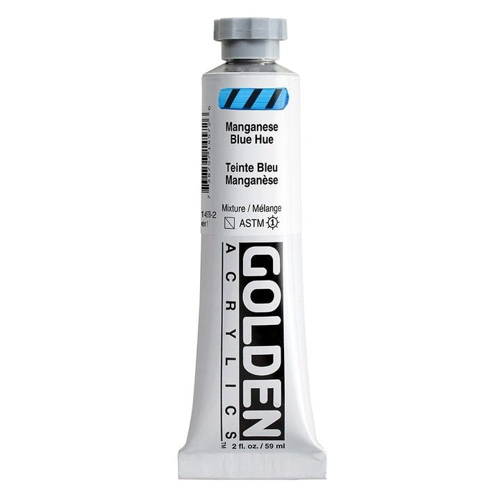 GOLDEN Heavy Body Acrylfarbe 59 ml – 1457 manganese blauer Farbton