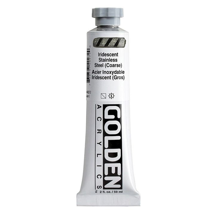 Akrylová farba GOLDEN Heavy Body 59 ml – 4027 oceľová (hrubá)