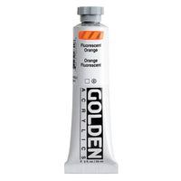Akrylová farba GOLDEN Heavy Body Fluorescent 59 ml – 4630 oranžová