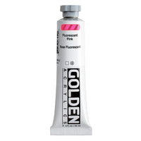 Akrylová farba GOLDEN Heavy Body Fluorescent 59 ml – 4645 ružová