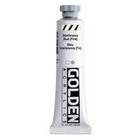 Akrylová farba GOLDEN Heavy Body Interference 148 ml – 4030 modrá