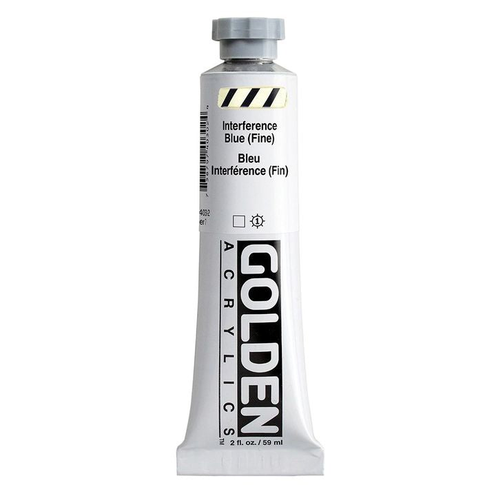 Akrylová farba GOLDEN Heavy Body Interference 148 ml – 4030 modrá