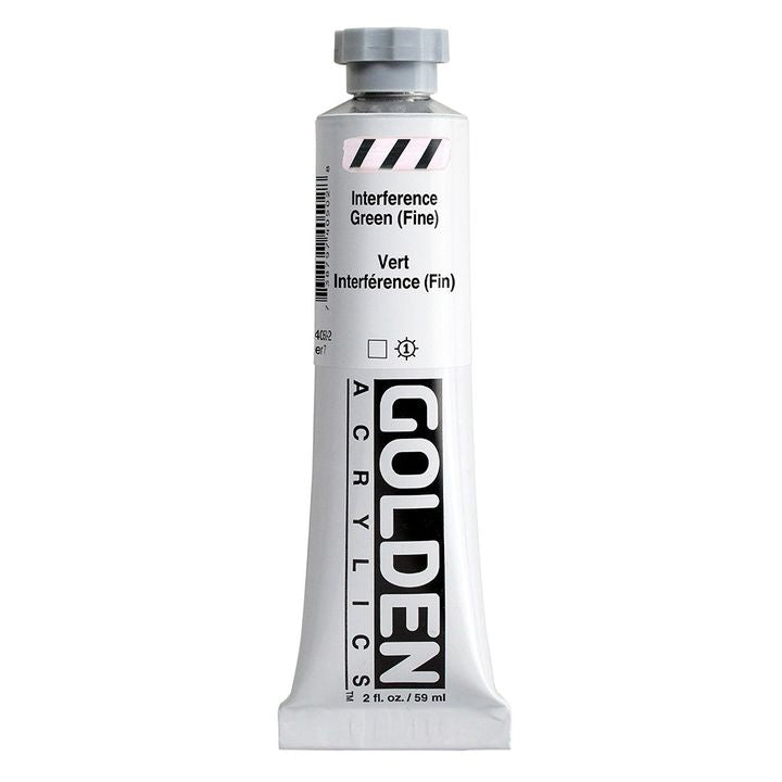 Akrylová farba GOLDEN Heavy Body Interference 148 ml – 4050 zelená