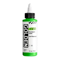 Akrylová farba GOLDEN High Flow Fluorescent 118 ml – 8568 Zelená