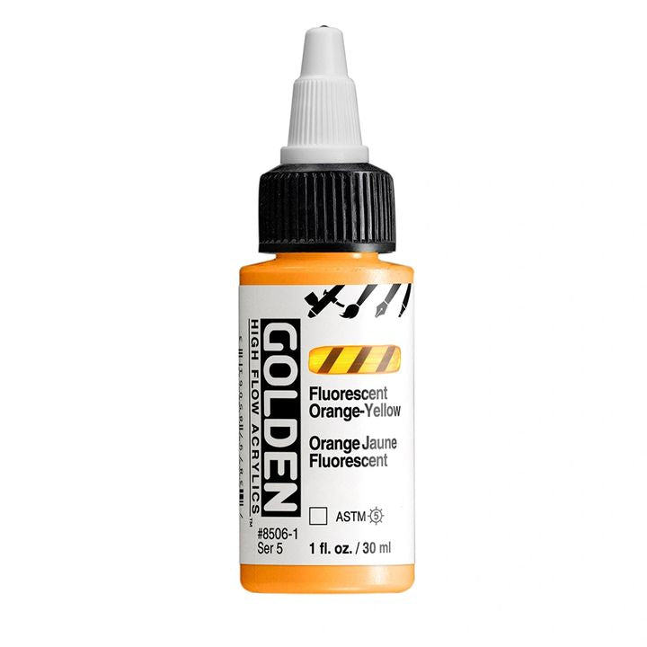 Akrylová farba GOLDEN High Flow Fluorescent 30 ml | rôzne odtiene — obrázok 2
