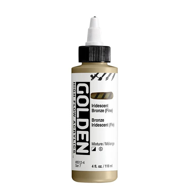 Akrylová farba GOLDEN High Flow Iridescent 118 ml | rôzne odtiene — obrázok 2