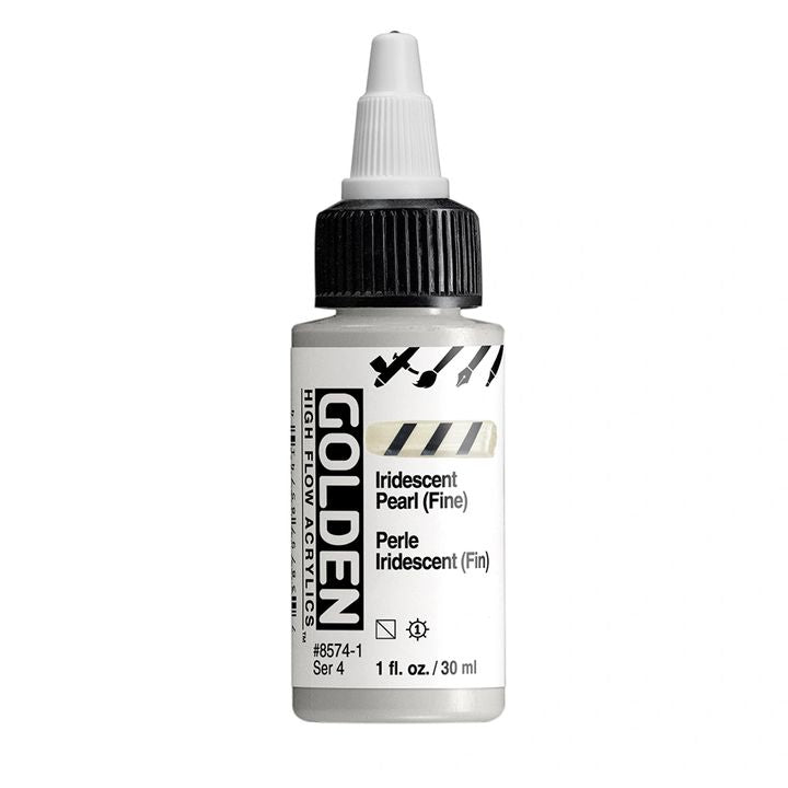 Akrylová farba GOLDEN High Flow Iridescent 30 ml – 8574 Perlová Jemná