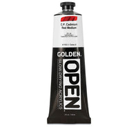 GOLDEN OPEN Slow-Drying Acrylfarbe 148 ml – 7100 Kadmiumrot Mittel