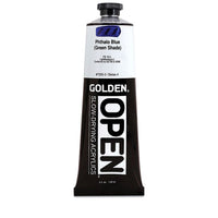 GOLDEN OPEN Slow-Drying Acrylfarbe 148 ml – 7255 Phthalocyaninblau (Grünstichig)