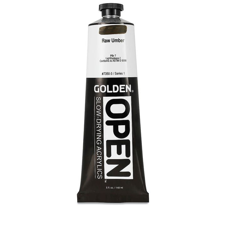 GOLDEN OPEN Slow-Drying Acrylfarbe 148 ml – 7350 Rohumbra