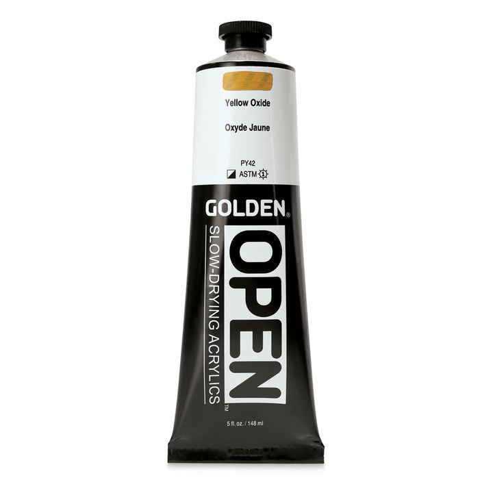 GOLDEN OPEN Slow-Drying Acrylfarbe 148 ml – 7410 Gelb Oxid