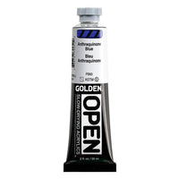 Akrylová farba GOLDEN OPEN Slow-Drying 59 ml – 7005 Antrachinónová modrá