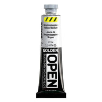 Akrylová farba GOLDEN OPEN Slow-Drying 59 ml – 7008 Benzimidazolón Žltá Stredná