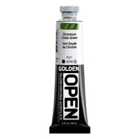 Akrylová farba GOLDEN OPEN Slow-Drying 59 ml – 7060 Chrómoxidová Zelená