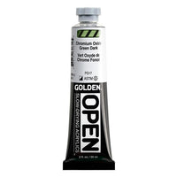 Akrylová farba GOLDEN OPEN Slow-Drying 59 ml – 7061 Chrómoxidová Zelená Tmavá