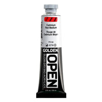 GOLDEN OPEN Slow-Drying Acrylfarbe 59 ml – 7100 Kadmiumrot Mittel