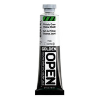GOLDEN OPEN Slow-Drying Acrylfarbe 59 ml – 7275 Phthalocyaningrün (Gelbstich)