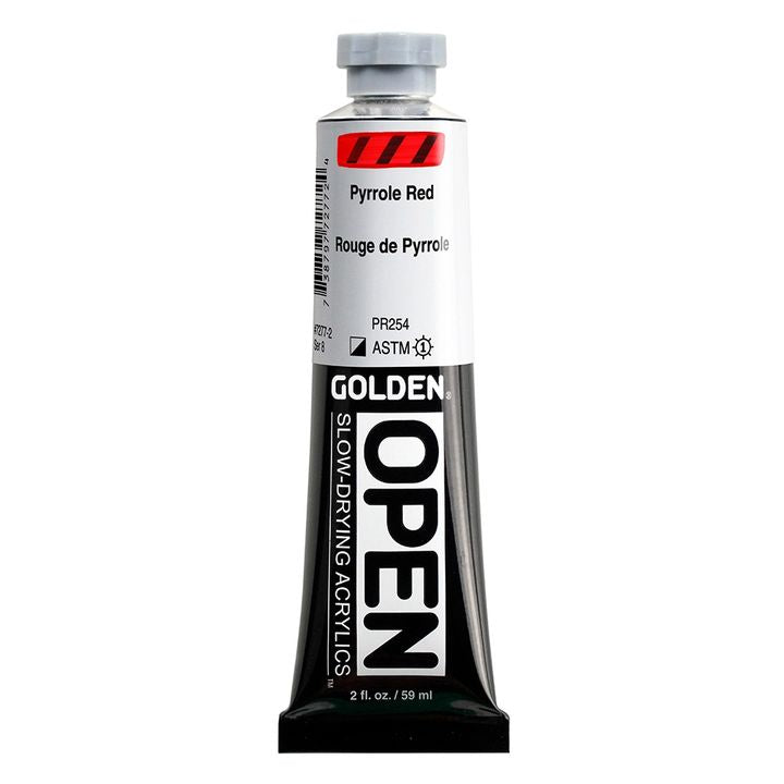 GOLDEN OPEN Slow-Drying Acrylfarbe 59 ml – 7277 Pyrrolrot