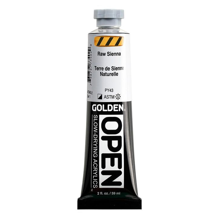 GOLDEN OPEN Slow-Drying Acrylfarbe 59 ml – 7340 Rohsienna