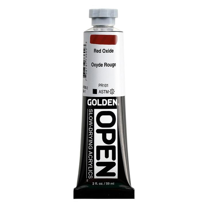 GOLDEN OPEN Slow-Drying Acrylfarbe 59 ml – 7360 Rot Oxid