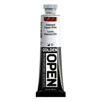 Akrylová farba GOLDEN OPEN Slow-Drying Iridescent 59 ml – 7482 Medená Jemná