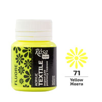 Akrylová farba na textil ROSA TALENT fluorescenčná 20 ml | rôzne odtiene — obrázok 3