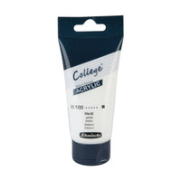Akrylová farba Schmincke College Acrylic 75 ml – 100 Biela