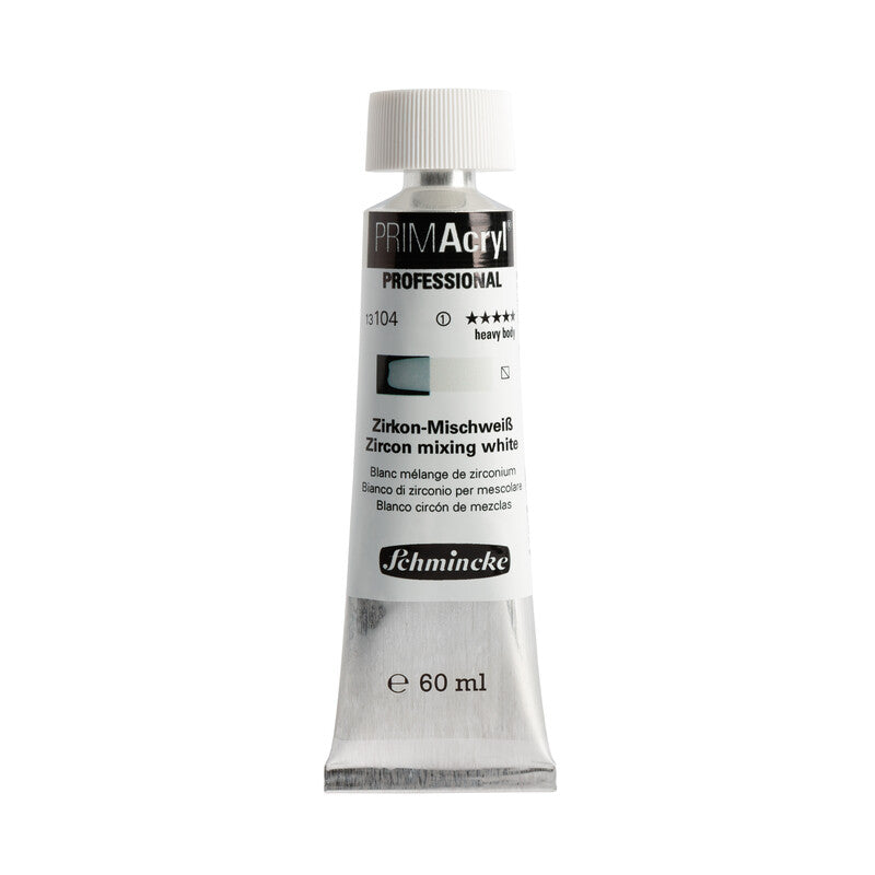 Akrylová farba Schmincke PRIMAcryl Professional 60 ml – 104 Zirkónová miešacia biela