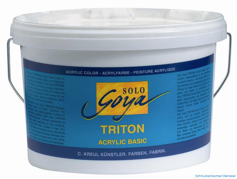 Akrylová farba Solo Goya TRITON 2500 ml – 09 - čierna