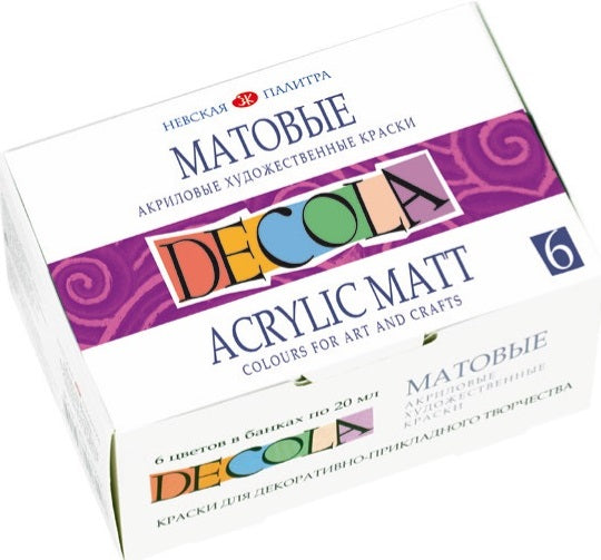 Akrylové farby DECOLA matné