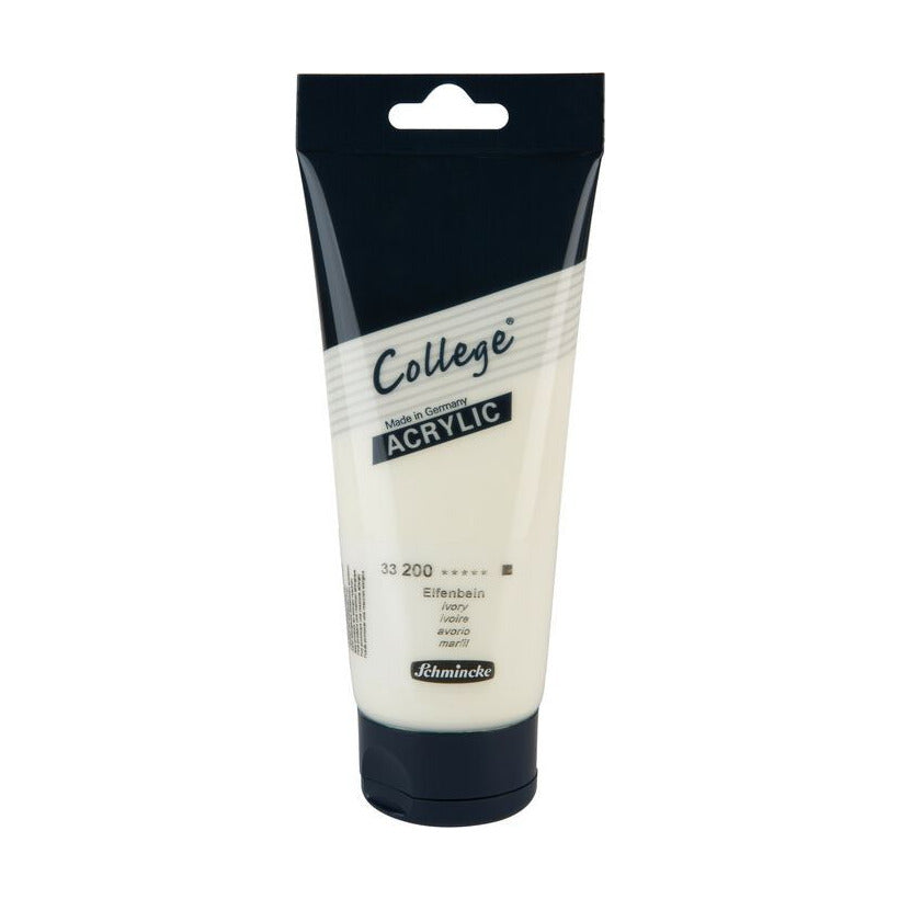 Akrylové farby Schmincke College Acrylic 200 ml – 200 Slonová kosť