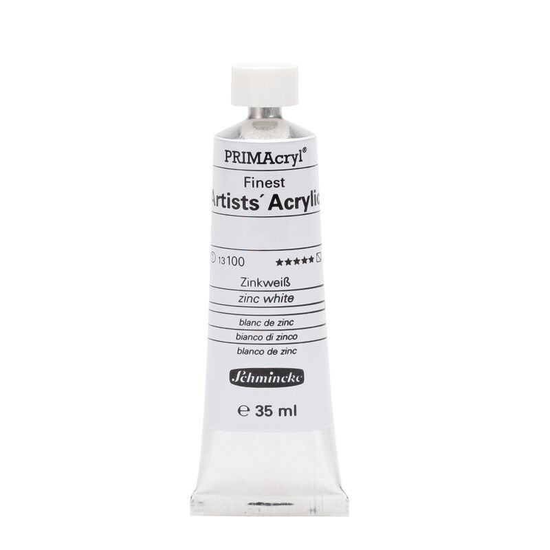 Akrylové farby Schmincke PRIMAcryl Professional 35 ml – 100 Zinková biela