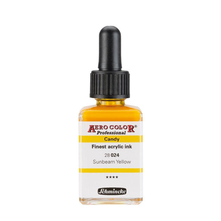 Akrylový atrament Schmincke AERO COLOR Professional Candy 28 ml – 024 sunbeam žltá