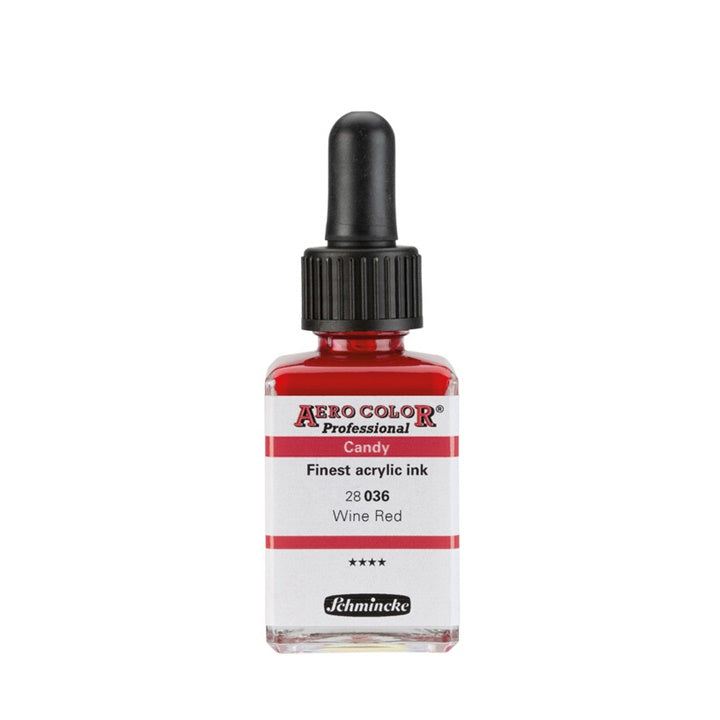 Akrylový atrament Schmincke AERO COLOR Professional Candy 28 ml – 036 vínovočervená