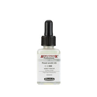 Akrylový atrament Schmincke AERO COLOR Professional Effect 28 ml – 909 AERO VISION striebornofialová