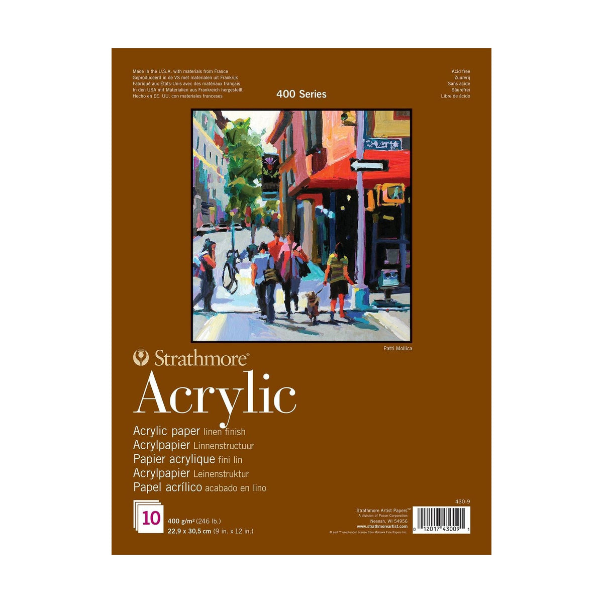Akrylový blok Strathmore 400 400 g/m2 23 x 31 cm - 10 listov